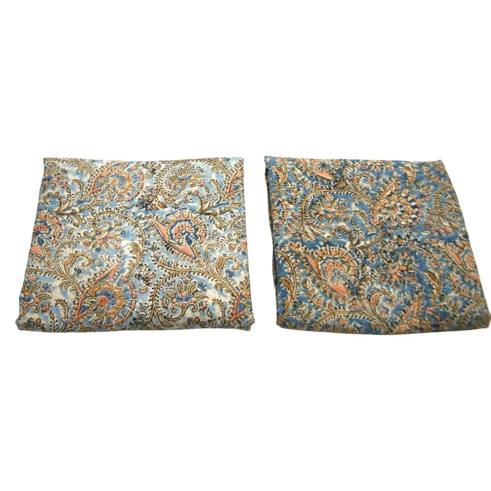 Crate & Barrel Ketu Pillow Covers 23x23 Set of 2 Paisley‎ Floral Farmhouse Boho